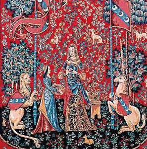 Margo De Paris “Η όσφρηση La Dame A la licorne (L’Odorat)” 0.65 * 0.80