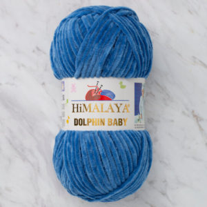 Himalaya Dolphin Baby Chenille Yarn, Blue - 80341