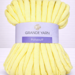 Polypuff - Light Yellow type. Marshmallow