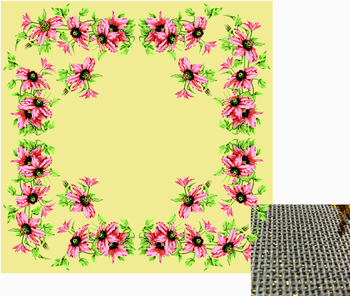 03.20m Κέντημα Gobelin καρέ 1.00 * 1.00 - Εικόνα 1