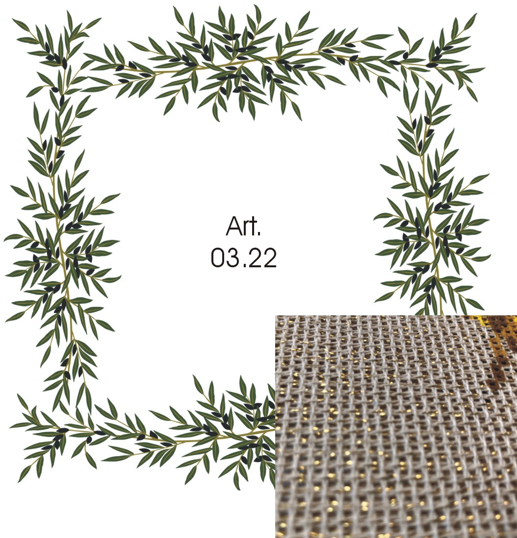 03.22f Κέντημα Gobelin καρέ 1.00 * 1.00 - Εικόνα 1