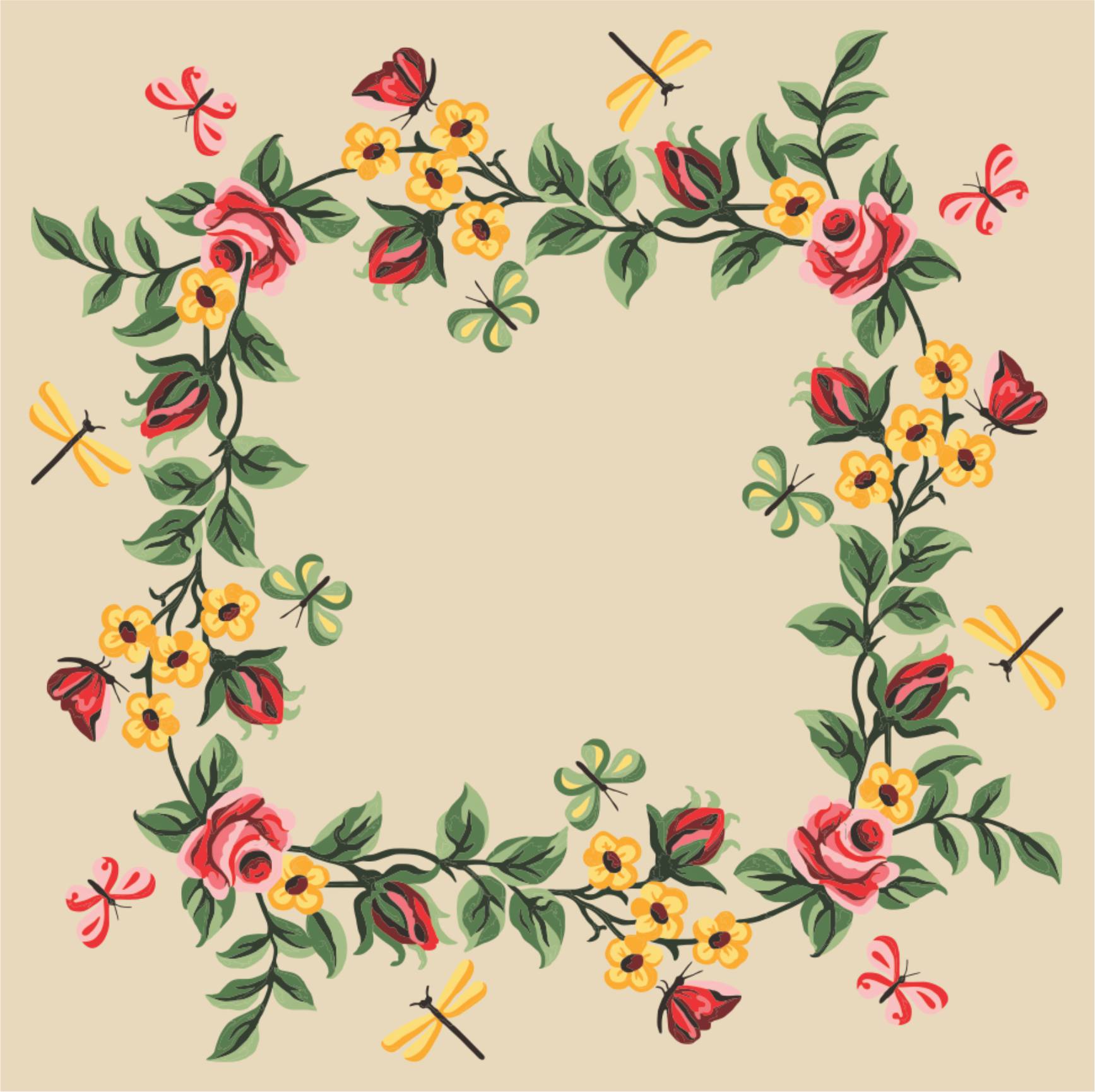 03.29 Κέντημα Gobelin καρέ 1.00 * 1.00 - Imagen 1