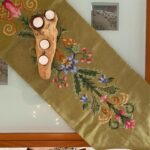 Μετρητό κέντημα Bell Pull σε διάσταση 0.35 * 1.60m