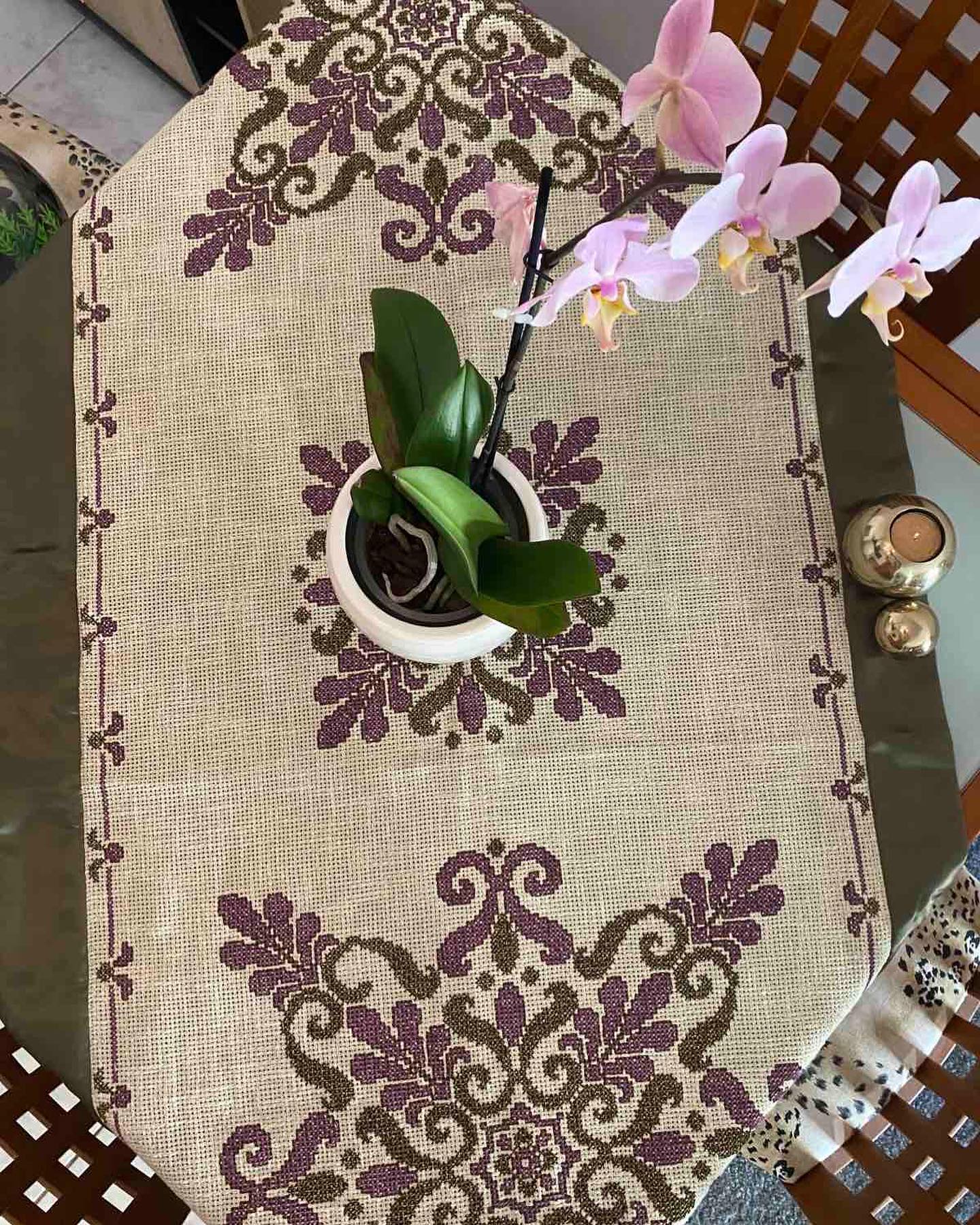 120287238_3482610305093520_7860227587771688292_n Μετρητό κέντημα τραβέρσα ασπίδα 0.70 * 1.60m - Imagen 1