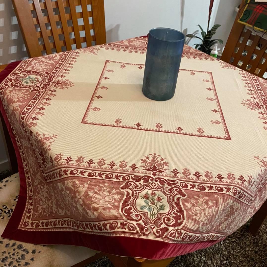 127199973_3637694656251750_1263567850553304170_n Μετρητό κέντημα Classic Thireos σε διάσταση 1.05 * 1.05m - Imagen 1