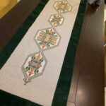 Μετρητό κέντημα Emerald Green σε διάσταση 0.35 * 1.65m