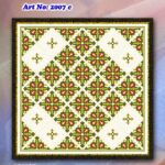 Κέντημα σταμπωτό In Prisma καρέ 1.00 * 1.00 m