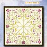 Κέντημα σταμπωτό In Prisma καρέ 1.00 * 1.00 m