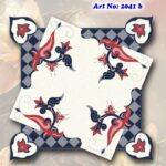 Κέντημα σταμπωτό In Prisma καρέ 1.00 * 1.00 m