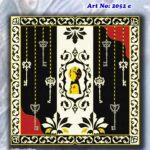 Κέντημα σταμπωτό In Prisma καρέ 1.00 * 1.00 m