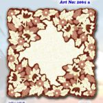 Κέντημα σταμπωτό In Prisma καρέ 1.00 * 1.00 m