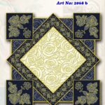 Κέντημα σταμπωτό In Prisma καρέ 1.00 * 1.00 m