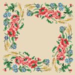 Κέντημα Gobelin καρέ 1 * 1 μέτρο.