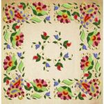 Κέντημα Κύκνος Καρέ 1.00 * 1.00m