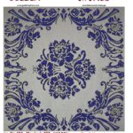 Κέντημα Κύκνος Καρέ 1.00 * 1.00m