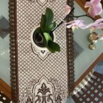 Μετρητό κέντημα τραβέρσα σε διάσταση 0.40 * 1.65μ