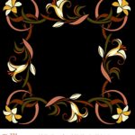 Κέντημα Κύκνος Καρέ 1.00 * 1.00m