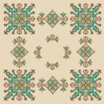 Κέντημα Gobelin καρέ 1 * 1 μέτρο.