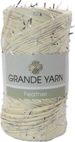 Feather - Ecru/Silver