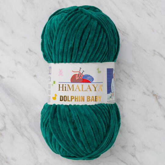 Verde-80331 Himalaya Dolphin Baby Chenille Yarn, Green - 80331 - Immagine 1