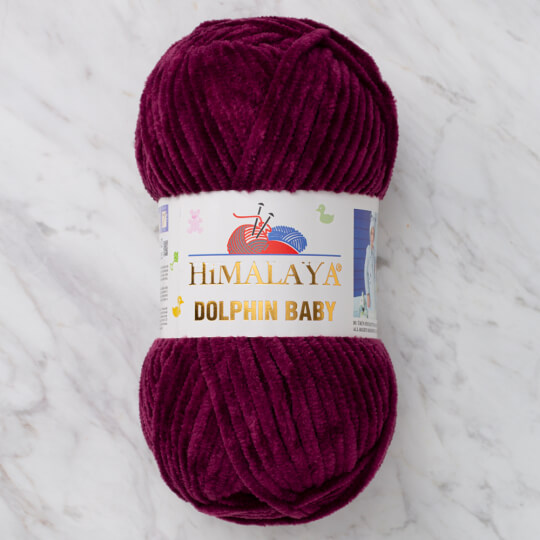 Viola-80339 Himalaya Dolphin Baby Chenille Yarn, Purple - 80339 - Immagine 1