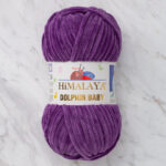 Himalaya Dolphin Baby Chenille Yarn, Purple - 80340