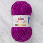 Himalaya Dolphin Baby Chenille Yarn, Purple - 80358