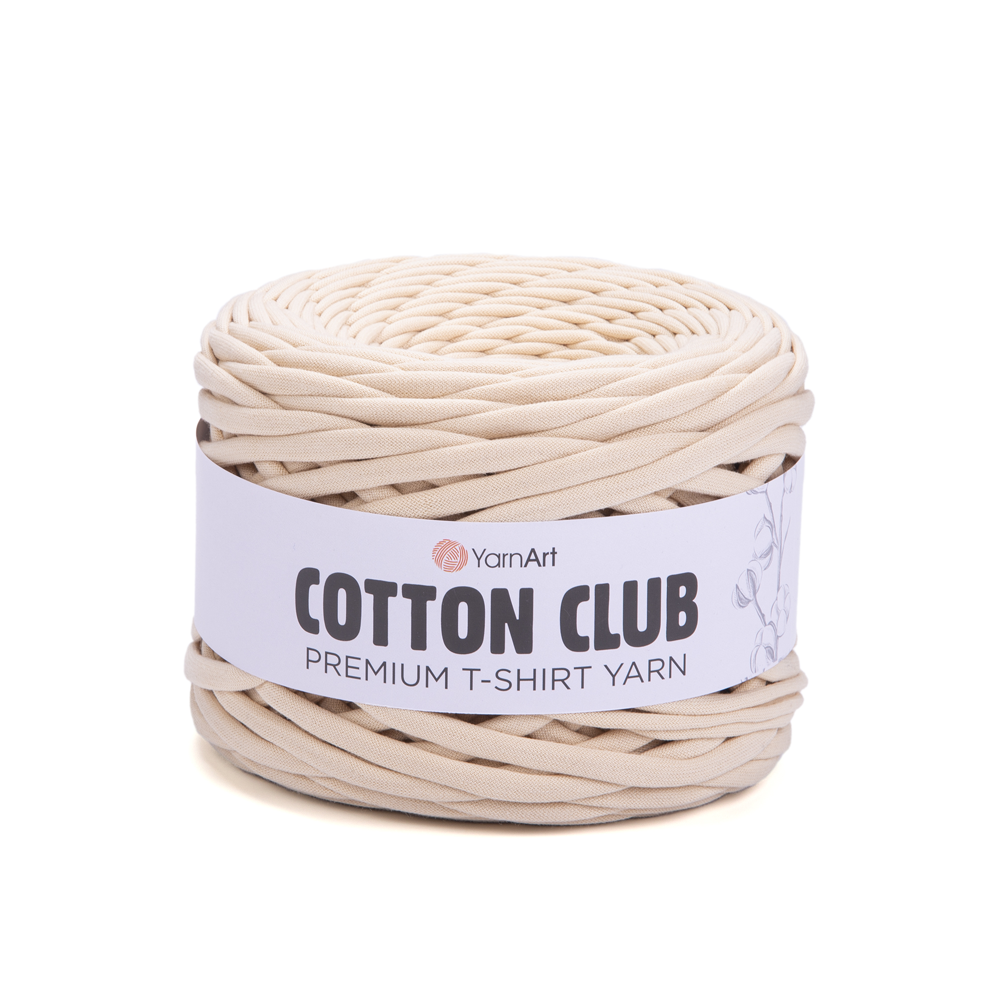 YARNART_COTTON_CLUB_7314 Cotton Club - Natural Beige-cotton - Εικόνα 1