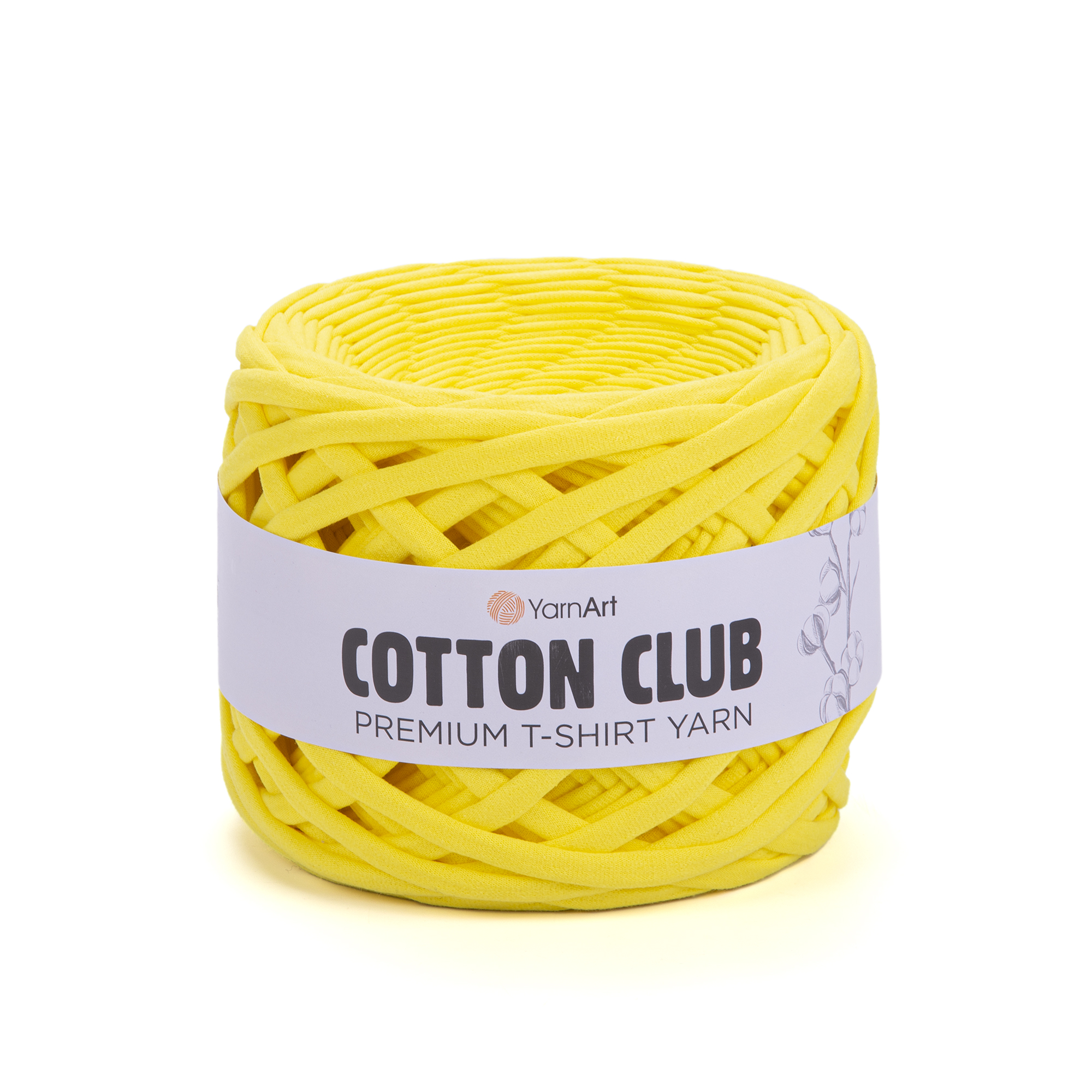 YARNART_COTTON_CLUB_7320 Cotton Club - Yellow - Εικόνα 1
