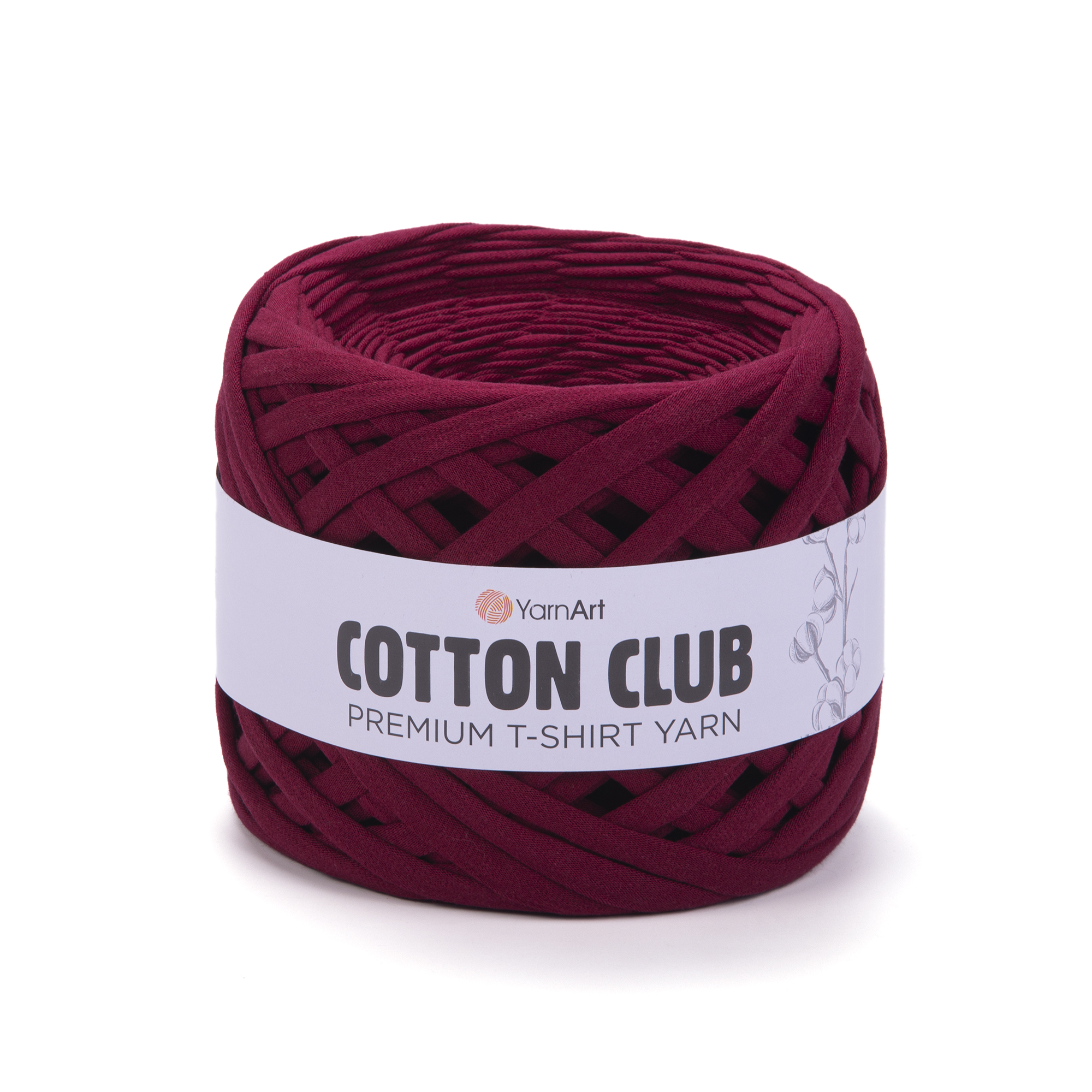 YARNART_COTTON_CLUB_7335 Cotton Club - Burgundy - Εικόνα 1