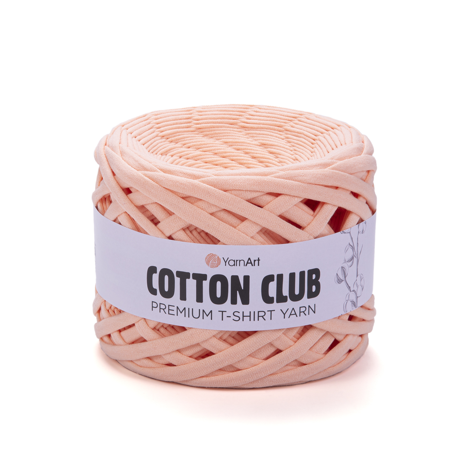 YARNART_COTTON_CLUB_7345 Cotton Club - Salmon Pink - Εικόνα 1