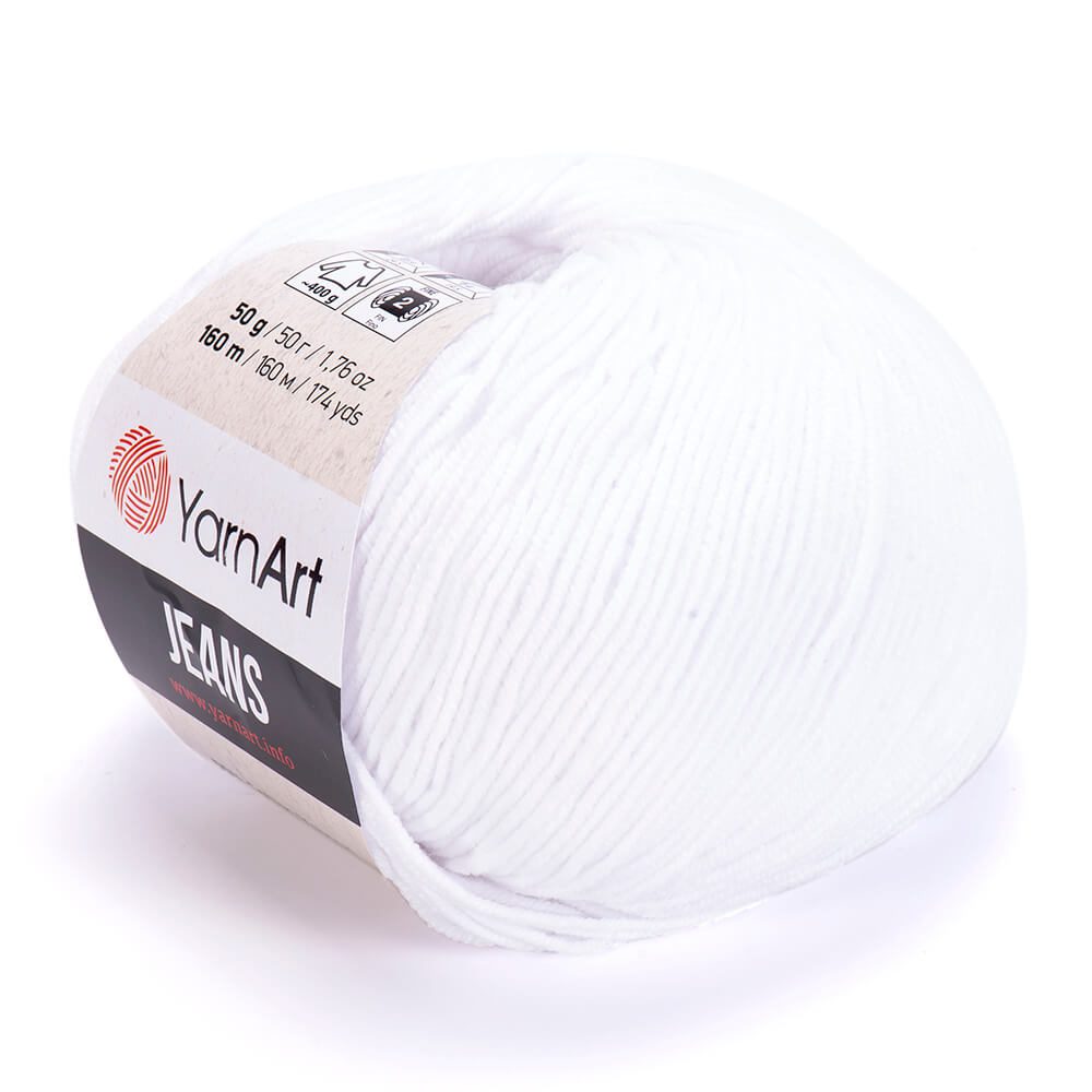 YARNART_JEANS_62 jeans - White - Εικόνα 1