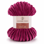 Velvet - Magenta (Fouxia) type. Marshmallow