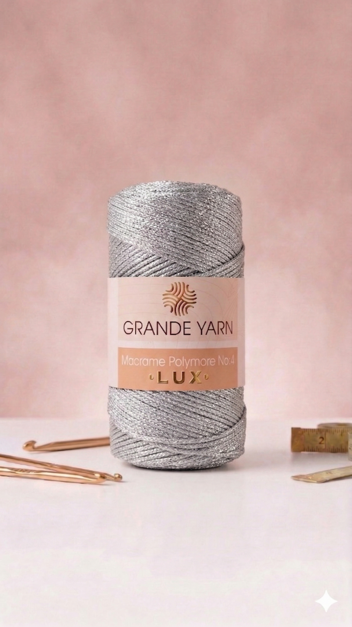 Gemini_Generated_Image_fnsxk2fnsxk2fnsx Macrame PP LUX – Silver - Immagine 1