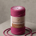 Macrame Cotton Chroma - Pink with multicolors