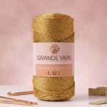 Macrame PP LUX – Gold