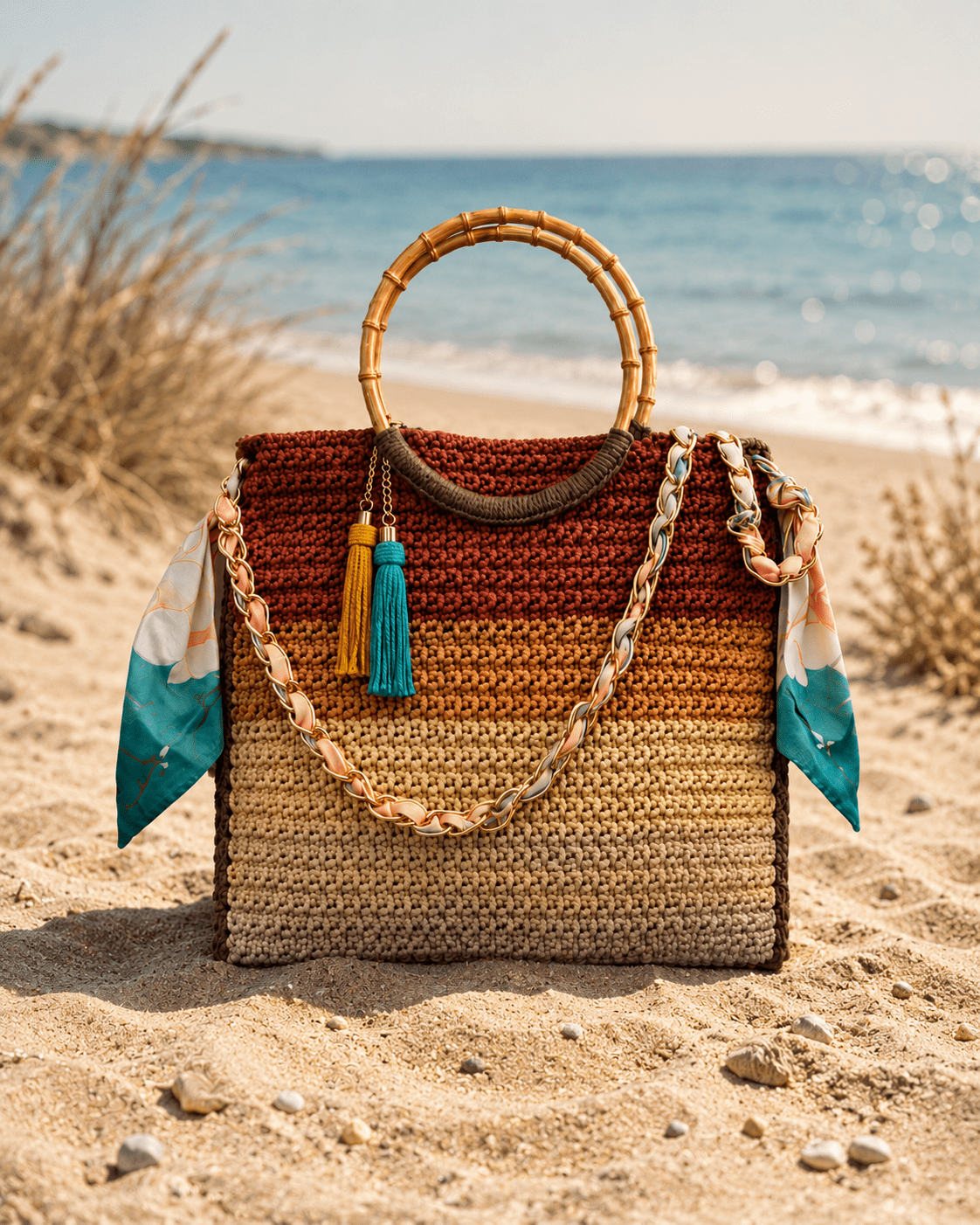 bohobagkit Macrame Cotton Chroma – Bag Kit (Boho style) - Bild 1