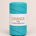 Cotton Macrame - Aqua