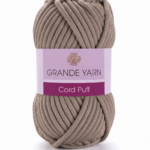Cord Puff - Soft Brown