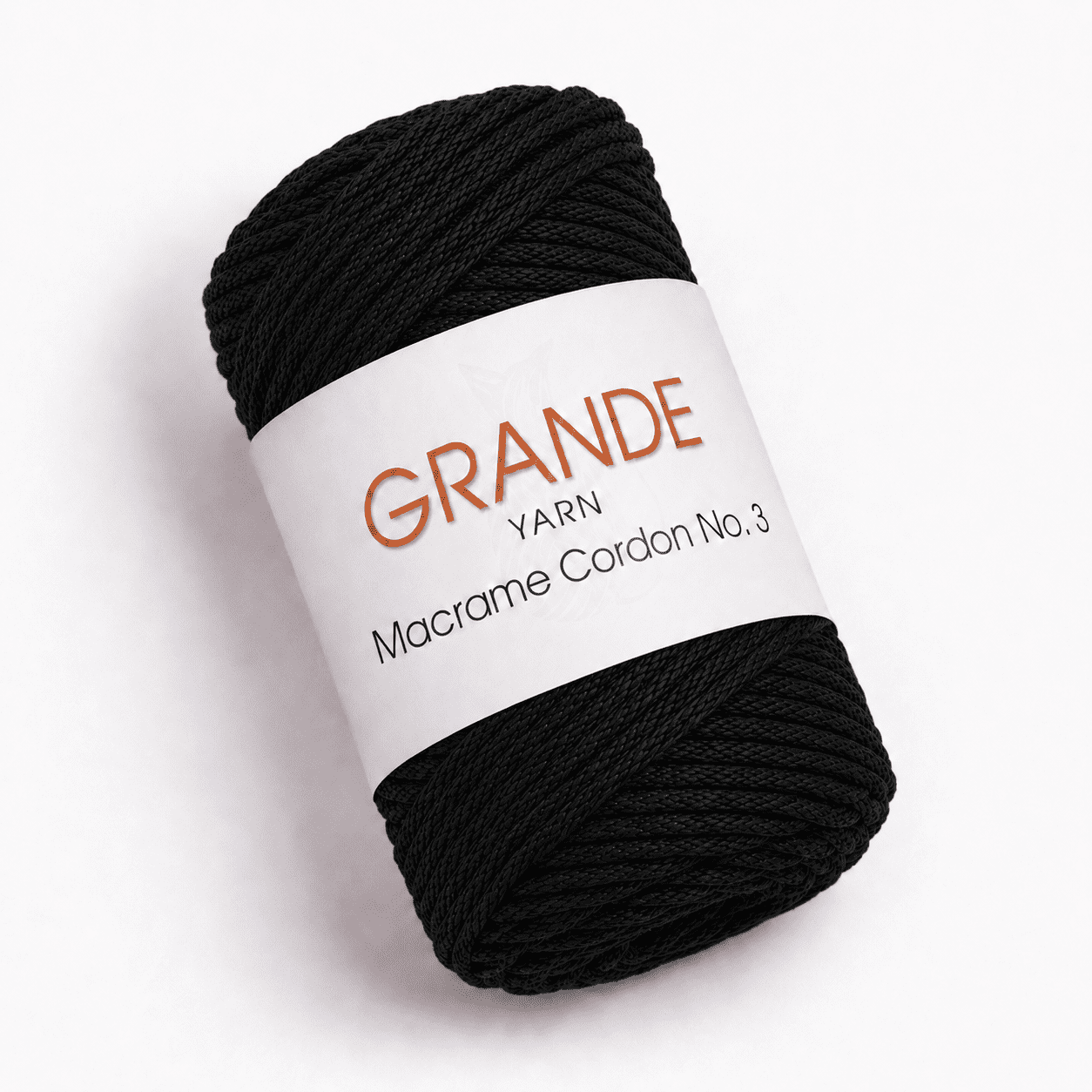 cordonblack Macrame Cordon Νο.3 - Black - Εικόνα 1