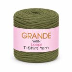 T-Shirt Yarn - Green Olive (Maccheroni)