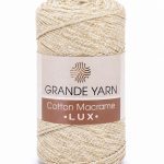 Cotton Macrame LUX - Ecru