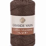 Cotton Macrame LUX - Brown