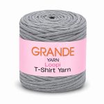 T-Shirt Yarn - Gray Vintage Washed